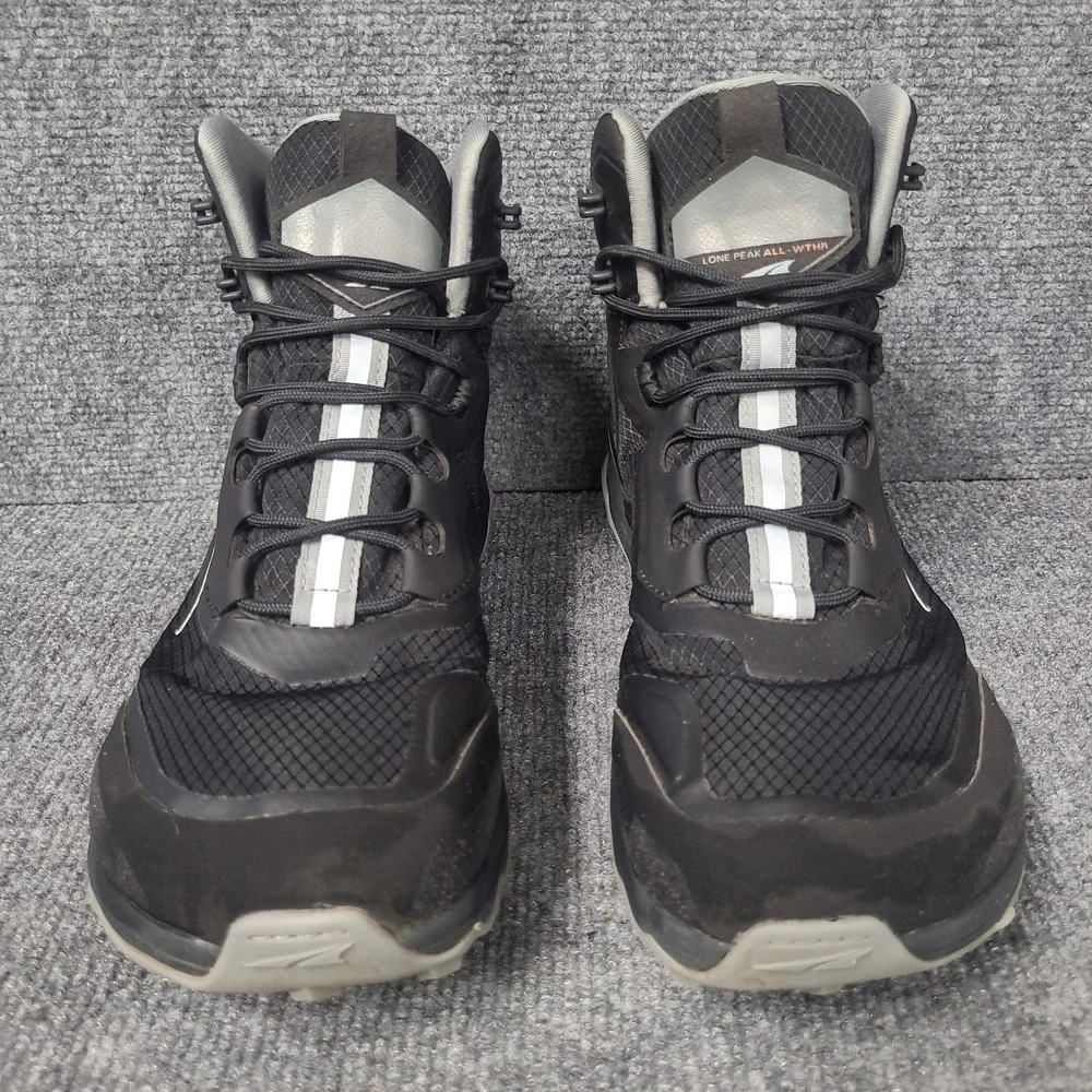 Altra Lone Peak All Weather Mid Hiking Boot ALOA4VQH000 Mens Size 10/EU 44 Black